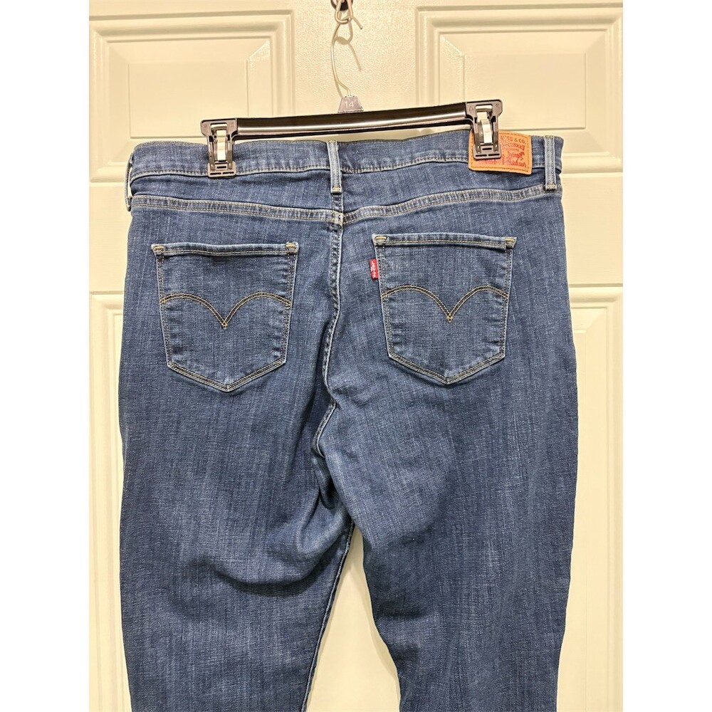 Levi's 311 Shaping Skinny Jeans Womens Size 33 Dark Wash Blue Stretch - Picture 5 of 8